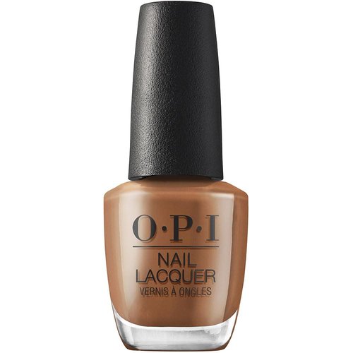 OPI Nail Lacquer, Opaque & Dark Creme Finish Brown Nail Polish, Up to 7 Days of Wear, Chip Resistant & Fast Drying, Spring '24, Your Way Collection, Material Gowrl, 0.5 fl oz