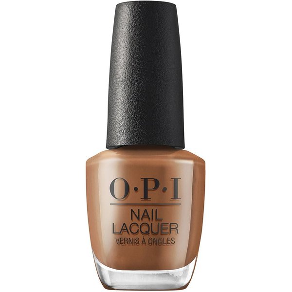 OPI Nail Lacquer, Opaque & Dark Creme Finish Brown Nail Polish, Up to 7 Days of Wear, Chip Resistant & Fast Drying, Spring '24, Your Way Collection, Material Gowrl, 0.5 fl oz