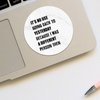 It's No Use Going Back to Yesterday Because I was A Different Person Then Round Label Stickers 100pcs Circle Decals for Water Bottle Luggages Laptop Computer Envelopes Seals Card Boxes 2in