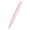 ZJchao Massage Stone Wand Massage Stick, Jade Massage Crystal Wand Gua Sha Scraping Massage Tools Rose Quartz Guasha Beauty Tool for Facial Skin Rejuvenation Jade Stone Massage Wand (Pink Quartz)