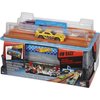 Hot Wheels Race Case Track Set with 2 Hot Wheels Cars, Dual Launcher for Side-By-Side Racing, Storage Container, Toy for Kids 4 Years Old & Up
