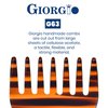 Giorgio G63 Wide Tooth Comb Detangling Comb, Pocket Comb and Travel Comb Wide Tooth Combs for Women for Thick Hair, Hair Detangler Comb For Wet and Dry Everyday Care. Handmade, Saw-Cut, and Polished