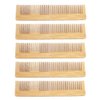 Jingelmall Natural Anti-static Wood Comb Wooden Comb Wooden Bamboo Hair Comb Hair Beard Comb Travel Hotel Hair Brushes for Men Women