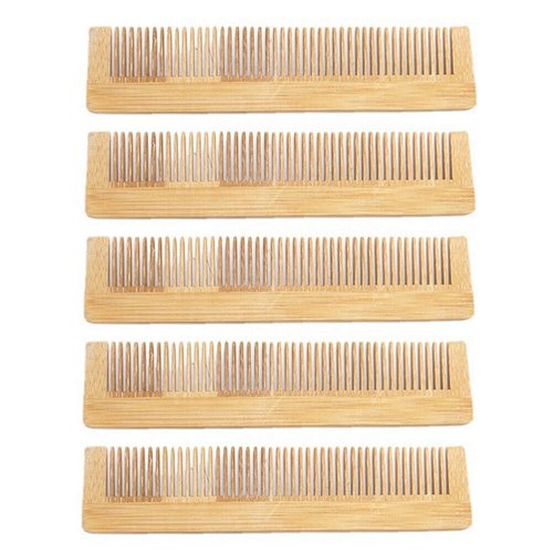 Jingelmall Natural Anti-static Wood Comb Wooden Comb Wooden Bamboo Hair Comb Hair Beard Comb Travel Hotel Hair Brushes for Men Women