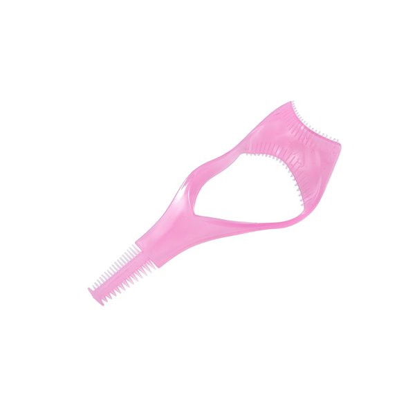 KUNFOWL 10 Pcs Mascara Shield Applicationlicator Guard, 3 in 1 Eyelashes Tools, Pink Eyelash Tool Upper and Lower Eye Lash Mascara Tool Guard for Girls and Women