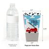 Fired Up Fire Truck - Firefighter Firetruck Baby Shower or Birthday Party Favor Popcorn Treat Boxes - Set of 12
