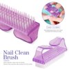 Teenitor Nail Polish Gel Remover Tools Kit with Nail Clips Nail Remover Pads Cuticle Pusher Nail Brushes Nail File Grits 120/180 Buffer Block Grits 400/4000, 6 Pack