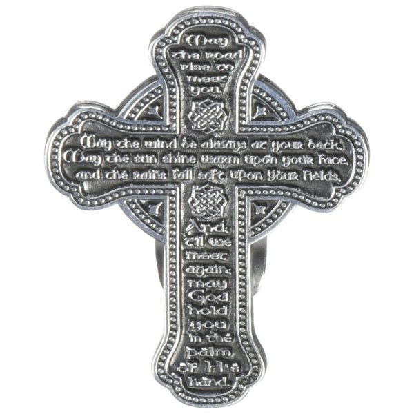 Cathedral Art, Irish Prayer (Abbey & CA Gift) Auto Visor Clip, Cross, 2 2.50 inches