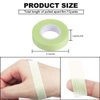 GEMERRY Eyelash Extensions Tape 6pcs Green Adhesive Fabric Lash Extensions Tape, Individual Eyelashes Tape Breathable Micropore Fabric Tape for Eyelash Extension Supplies Use (Green)