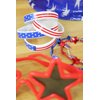 Patriotic American Flag Stars & Stripes Silicone Wristbands - Pack of 12