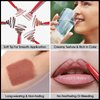 FOCALLURE NOT YOUR Sweetheart Lip Liner, Duo-head Lip Liner Pencil with Brush, Ultra Fine Lip Pencil, Smooth, Define, Shape & Fill Lips, 03 JUICY BITE