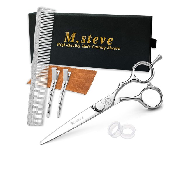 Hair Cutting Scissors 5.5",High-end Professional Barber Scissors with Extremely Sharp blades,Stainless Steel haircut scissors,Hair Shears for Salon/Home Use