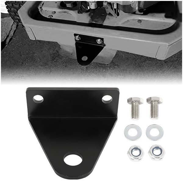 ECOTRIC Universal Zero Turn Mower Trailer Tow Hitch 3" Mount Compatible with SCAG Turf Tiger STT/Freedmon Z SFZ/Liberty Z SZL Mowers Cub Cadet RZT42 RZT50 RZT54 2012 and Older 3/4 Pin