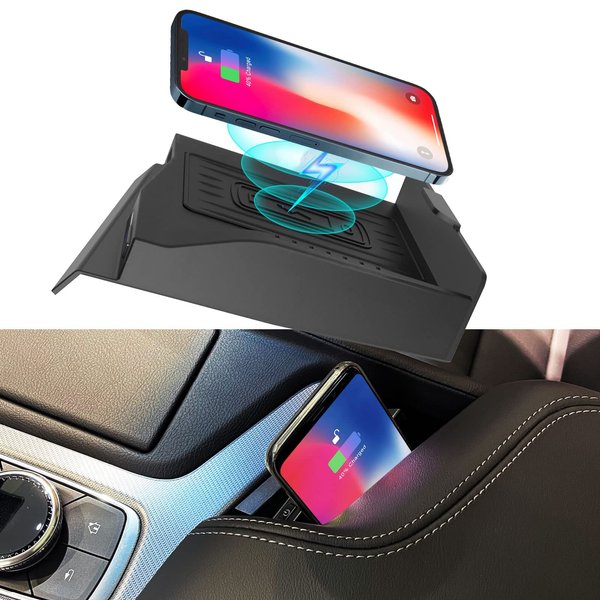 CarQiWireless Wireless Charger for Cadillac CT5 Accessories 2020-2024, Center Console Wireless Phone Charging Pad Mat for Cadillac CT5 Luxury, Premium Luxury, Sport, V-Series 2020-2024