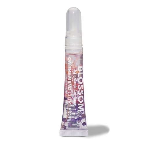 Blossom On the Mend Restoring Scented Portable Cuticle Oil Tube for Travel with Brush Tip, Infused with Real Flowers, 0.34 fl. oz/10ml, Spring Bouquet