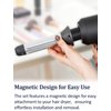 Automatic Curling Wands Attachments with 2 Curlers for Dyson Supersonic Hair Dryer Airwrap, Long Hair Waver Styling Iron Tool Blow Dryer Accessories for Women