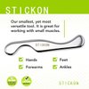 Stainless Steel Gua Sha Scraping Massage Tool - STICKON IASTM Tools Great Soft Tissue Mobilization Tool (C1 Shape)