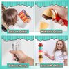 39pcs Ice Cream Toys for Kids, Ice Cream Counter Cupcake Playset for Toddler Kids Scoop Dessert Kitchen Food with Menu & Fake Money & Coin Pretend Food Toys Interactive Playset for 3 4 5 6+ Years