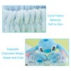 CNEISEJK Stitch Headband Scrunchie Shower Spa Makeup Head Wraps Stitch Hair Clips Plush Elastic Hair Band Hair Decorations for Girls Women (SDZ HA 2404)
