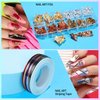 Teenitor Nail Art Kit for Beginners, Nail Art Supplies With Nail Art Brushes, Nail Dotting Tools, Nail Art Stickers, Nail Art Rhinestone, Nail Art Foil, Nail Art Tapes, Nail Accessories For Nail Art