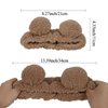YISSION 4PCS Spa Headband cat/bear/Snail/Bunny Ears Head Band for Face Wash Makeup Skincare Facial Headband Elastic Hair Band Microfiber Headbands for Women Girls