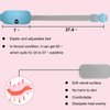 Portable Cordless Fast Heating Pad, Electric Waist Belt Device with 3 Heat Levels and 3 Massage Modes, Back or Belly Heating Pad for Women and Girl