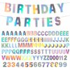 DIY Banner Kit with Letters Banner Letters Holographic Customizable Birthday Banners Graduation Banner Custom Party Hanging Banner for Graduation Wedding Party Baby Shower Decoration (Holographic)