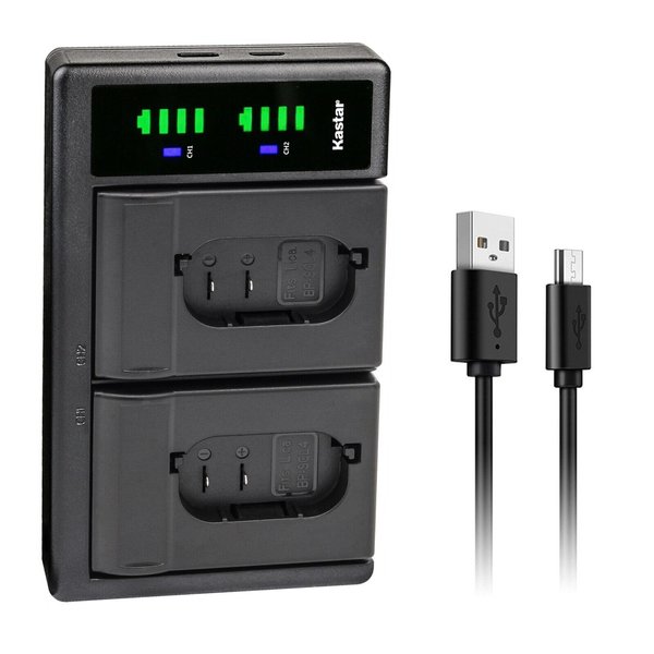 Kastar LTD2 USB Battery Charger Replacement for Leica BP-SCL4 16062 Rechargeable Lithium-Ion Battery, Leica BC-SCL4 Charger, Leica S, Leica Q2, Leica SL Series, Leica SL Typ 601 Camera