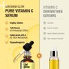 GANGNAM GLOW Vitamin C Serum 1.01 fl oz (Pack of 2) - Korean Skin Care I Vitamin E & Hyaluronic Acid Serum for Face I Face Moisturizer for Women I Vitamin C Face Serum