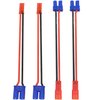 2Pairs ShareGoo EC2 to JST Plug Male Female Adapter with 10CM 20AWG Cable Wire for RC FPV Drone Car Lipo NiMH Battery Charger ESC