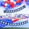 Levfla Veterans Day Party Banner USA Patriotic Party Decorations Memorial Day 4th of July Gathering Supplies American Flag Party Favors