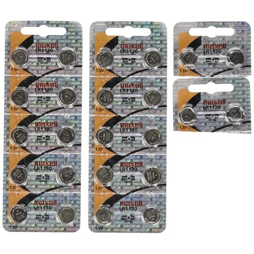 24 Fresh Maxell LR1130 (189) 1.5v Alkaline Batteries, New Hologram Packaging That Guarantees Authenticity