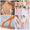 YARIEW 100 Pcs Temporary Tattoos Bride Tribe Metallic Tattoos Eye Face Makeup Bachelorette Party Decorations Bridal Shower Supplies Bridesmaid Favor Gifts
