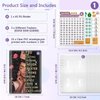 100 Envelopes Money Saving Challenge Binder, A5 Budget Binder with 25 pcs Cash Envelopes, 3 pcs Reusable Laminated Trackers Saving, Money Organizer，African American Women Queen Inspirational