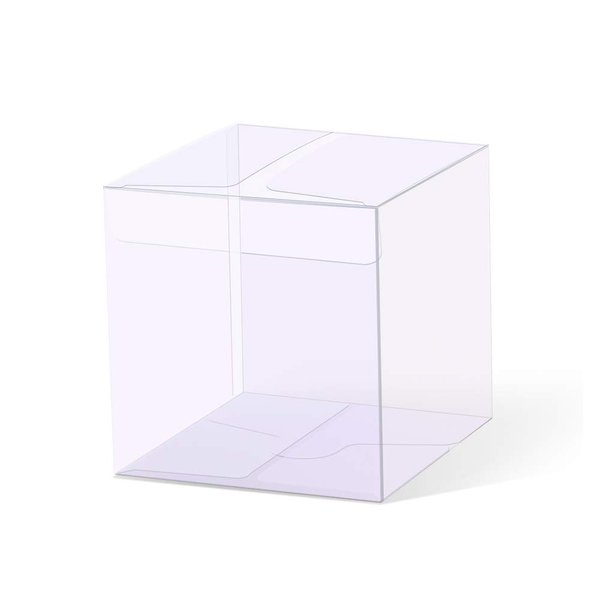 YOZATIA 25PCS Transparent Boxes 2.4 x 2.4 x 2.4 inch, Candy Box, Clear Favor Boxes Gift Boxes for Wedding, Party and Baby Shower Favors