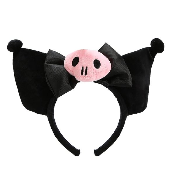 POYIPI Cute Hairpin, Plush Ears Headband, Kawaii Headwear for Halloween, Anime Costume Cosplay Accessories Lovely Jk Decorations for Women Girls