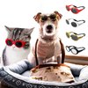 Pibupibu Retro Oval Small Dogs Cats Eye Wear Party Favors Pet Sunglasses Set Cute Funny Cosplay Dolls Costume Photo Props