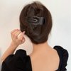 7 PCS Curved Hair Clip Classical Duckbill Hair Barrettes No Slip French Concord Flat Ponytail Hair Clamps Women Oval Hair Claw Strong Hold Side Clamps for Girl Thick Thin Hair Cute Hair Accessories