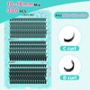 Lash Clusters Diy Eyelash Extensions Individual Lashes Cluster Wispy D Curl Eyelashes Extension Clusters Fluffy Natural 300pcs False Lashes(PP304050,D-Mix10-18mm)