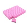 YIMART 20 Pcs Double-sided Mini Nail Buffer Block Colorful Sponge Nail Polish Sanding Buffer Strips Nail File Blocks Manicure Tools (Pink)