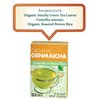 Eden Genmaicha Organic Green Tea, Sencha Green Tea with Roasted Organic Brown Rice, Japanese, 16 Unbleached Manila Tea Bags/Box (3-Pack)