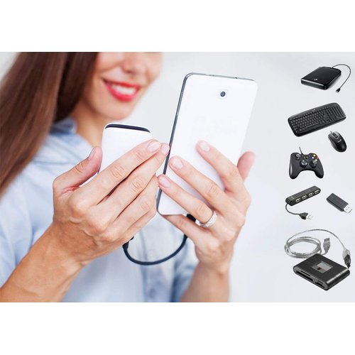 Tek Styz PRO OTG Power Cable Works for Honor MOA-TL00 with Power Connect Any Compatible USB Accessory with MicroUSB Cable!