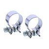 BATONECO 3" Exhaust Clamp, Butt Joint Narrow Band Muffler Seal Clamp Stainless Steel(2 PCS, 3 Inch)