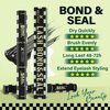 Lash Bond and Seal 10ML Bond and Seal Lash Glue KEYYOU Lash Cluster Glue Mascara for Long Lasting Waterproof Lash Extension Glue Black-5ml+5ml