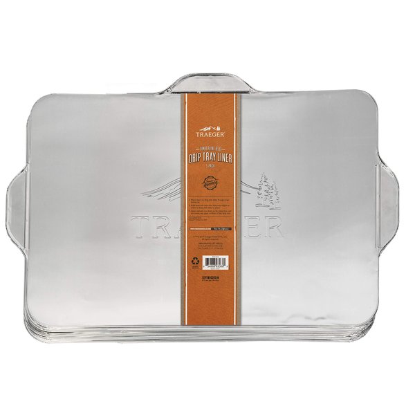 Traeger Grills BAC522 Timberline 850 Drip Tray Liner Grill Accessory 5-Pack