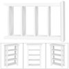 Miniature Furniture Model 4 Layers Shelf Display Rack 1:12 Doll House Accessory