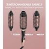Terviiix 3 in 1 Thermal Brush Set, Ceramic Curling Wand, Fast Heating Hot Brush, 3 Interchangeable Travel Curling Irons for Short, Medium & Long Hair(1.25 Inch, 1.5 Inch & 1.75 Inch), Dual Voltage