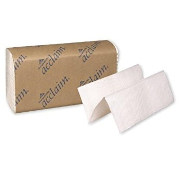 Georgia Pacific 20204 Acclaim Multifold Paper Towels, White, Poly-Bag Protected (1 Individual Pack of 250)
