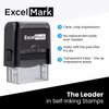 Custom Self-Inking Stamp - Up to 3 Lines - 11 Color Choices and 17 Font Choices (Small)