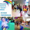 AIVIAI Dance Scarves, 12 Colors 24 PCS Juggling Scarves for Kids Play Dancing Music Scarfs Colorful Silk Actives Scarves for Toddlers Children Movement